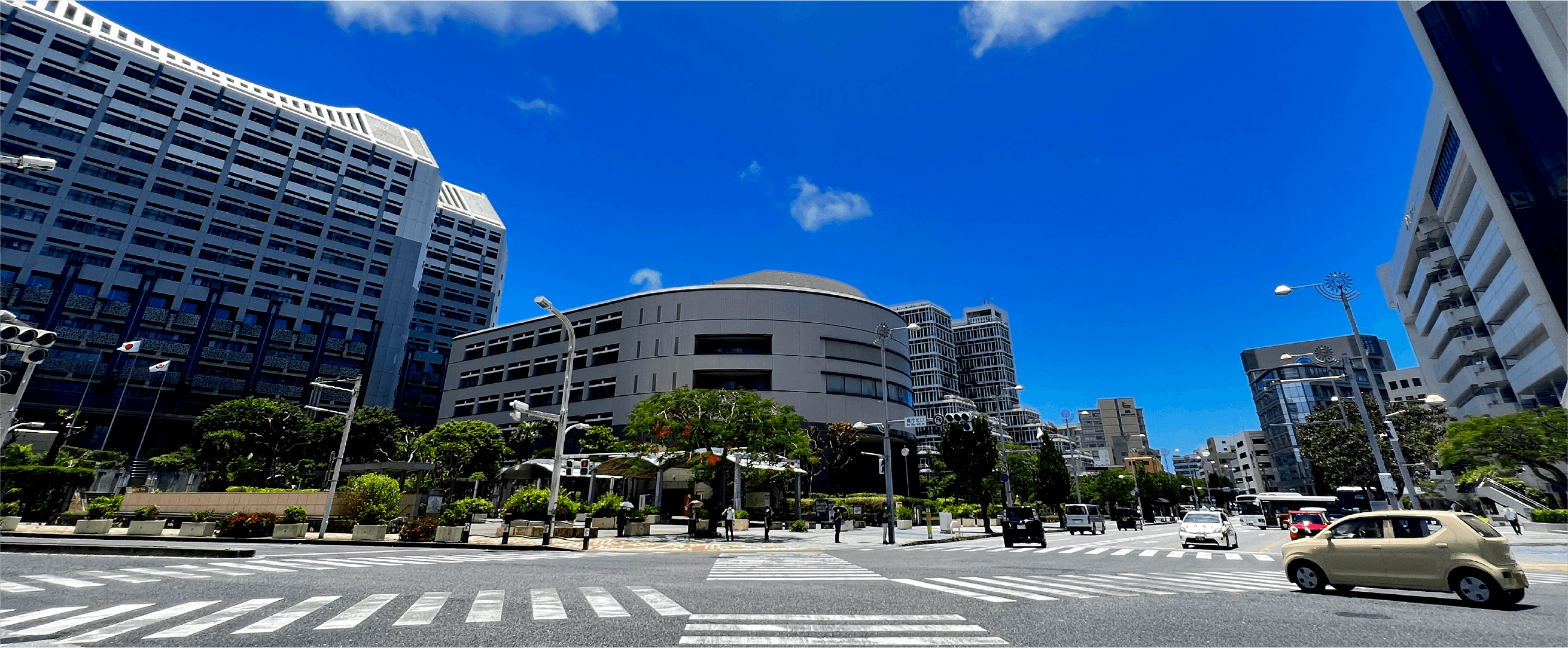沖縄県庁所在地周辺の風景